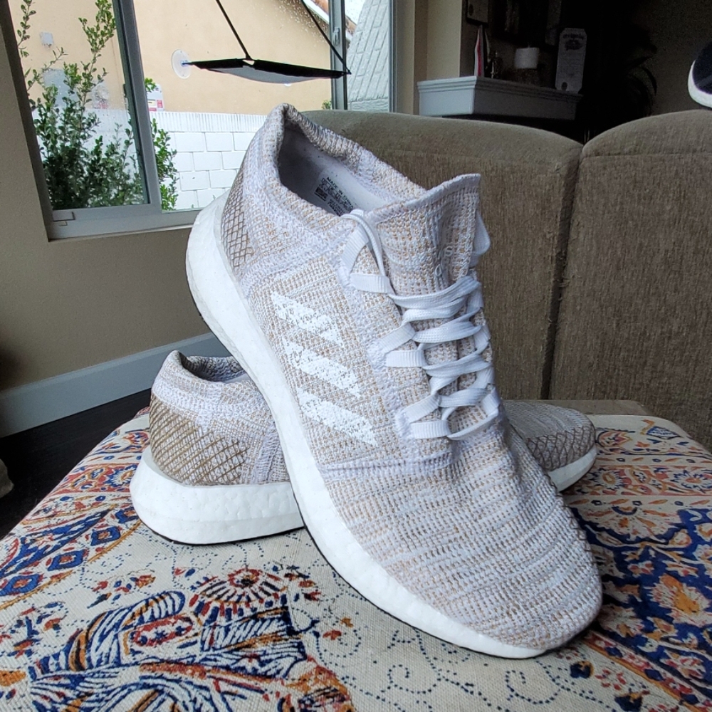 Adidas Pure Boost White & Copper